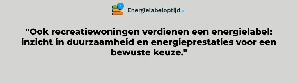 recreatiewoningen quote